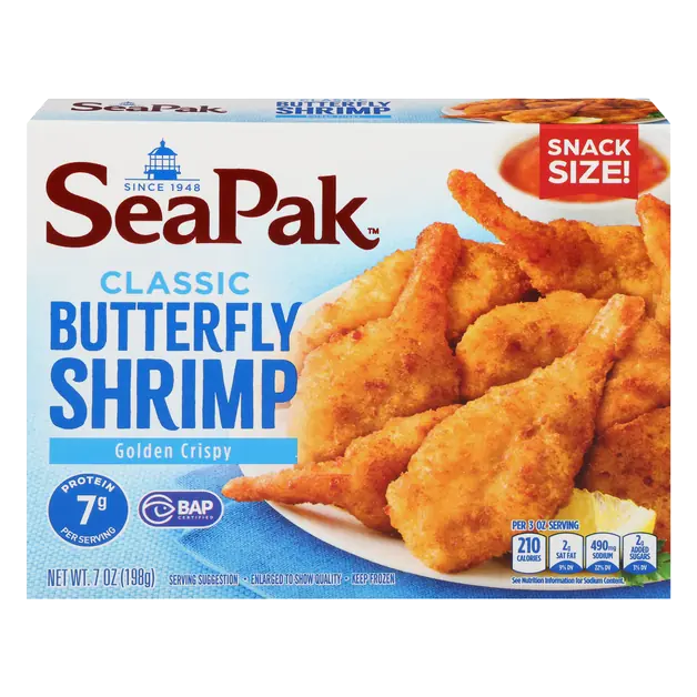 Classic Butterfly Shrimp Snack Size Frozen