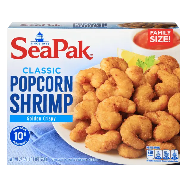 Classic Popcorn Shrimp Family Size Frozen