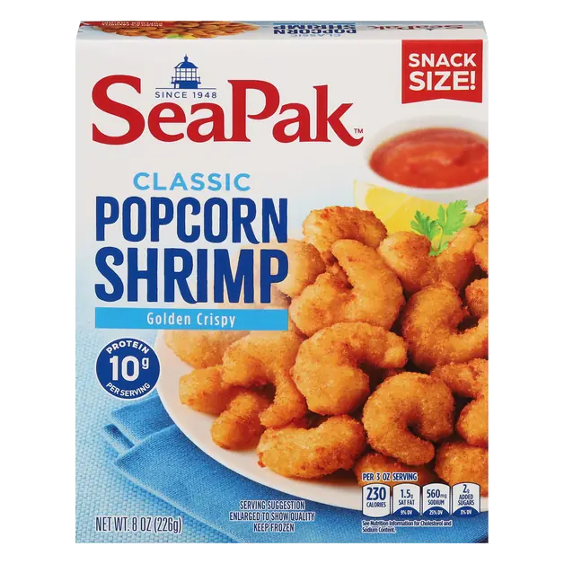 Classic Popcorn Shrimp Snack Size Frozen