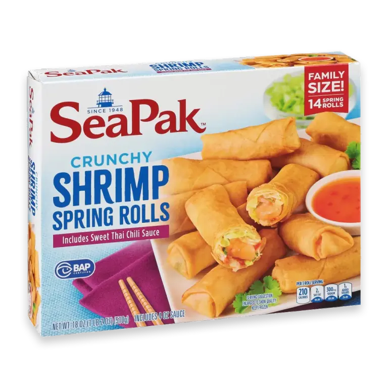 Crunchy Shrimp Spring Rolls with Sweet Chili Sauce
