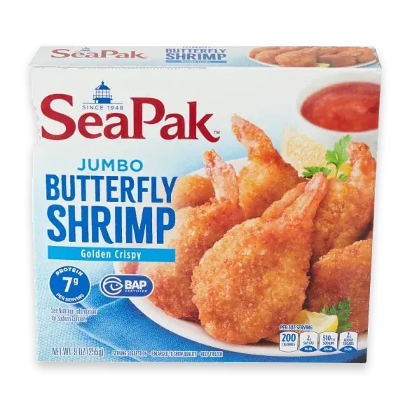 Oven Crunchy Butterfly Shrimp