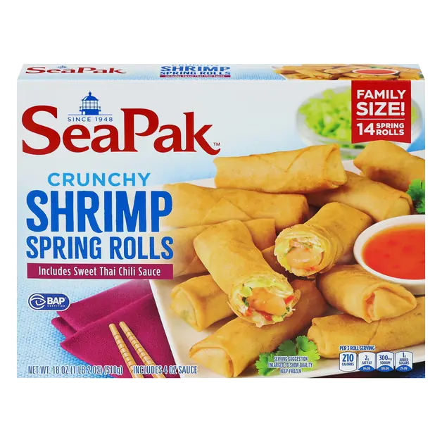 Shrimp Spring Rolls Family Size - 14 ct Frozen