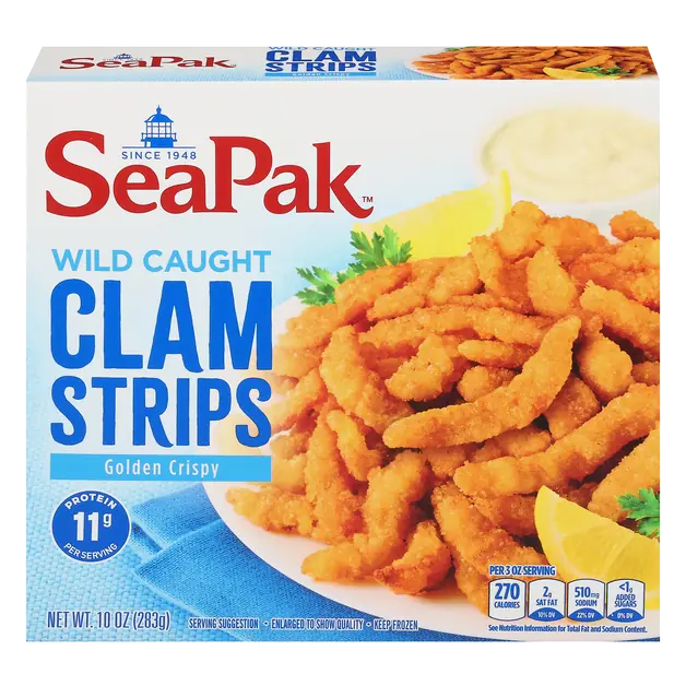Wild Caught Clam Strips Frozen