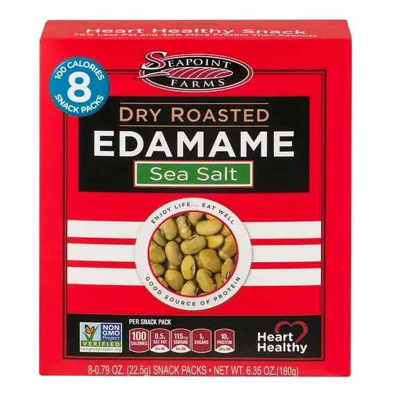 Edamame Dry Roasted Sea Salt - 8 ct