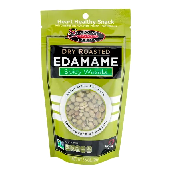 Edamame Dry Roasted Spicy Wasabi Natural
