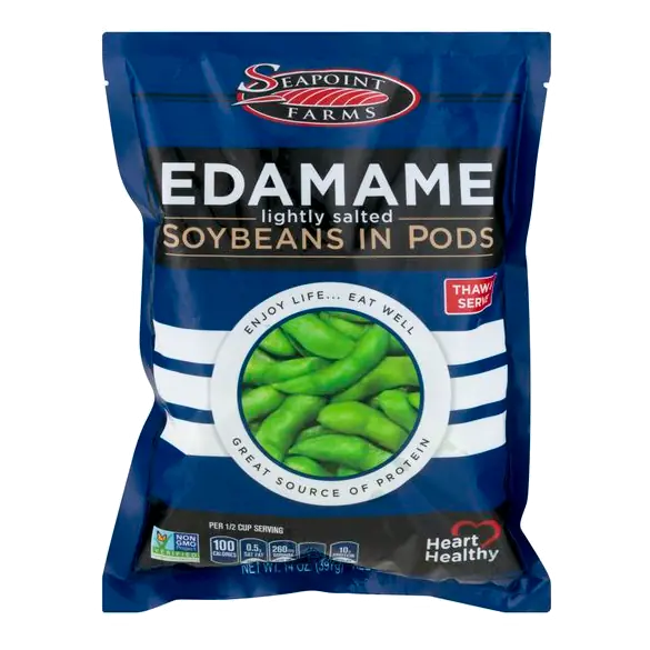 Lightly Salted Edamame Soybeans in Pods Frozen