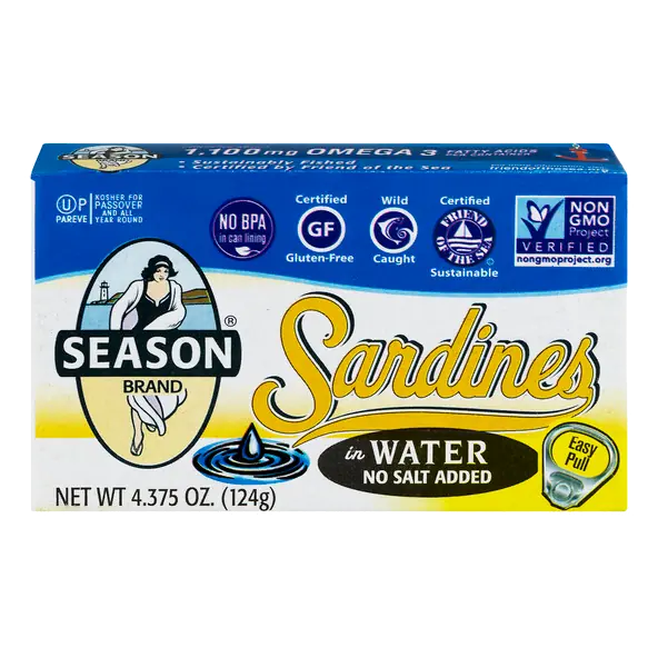 No Salt Added Sardines in Water