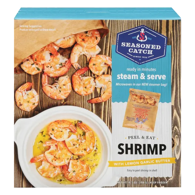 Peel & Eat Shrimp with Lemon Garlic Butter