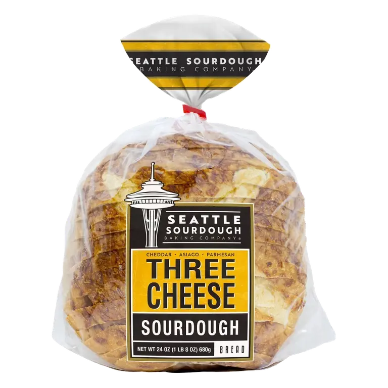 Seattle Sourdough Baking Co. Sour Three Cheese Sliced Round, 24oz