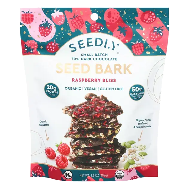 Raspberry Bliss Seed Bark