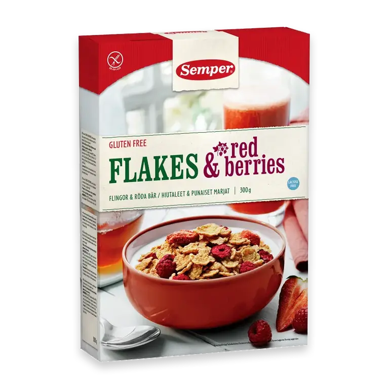 Flakes & red berries Glutenfri 300g
