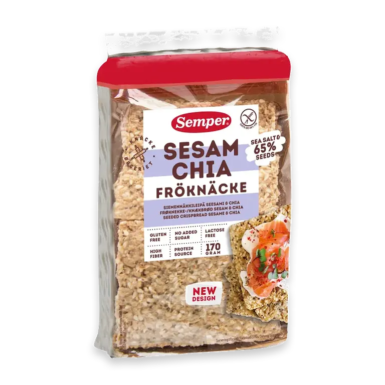 Fröknäcke Sesam & Chia 170g