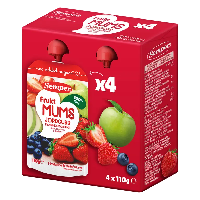 Fruktmums Jordgubb