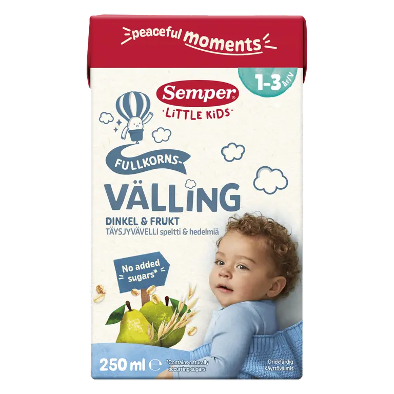 Fullkornsvälling Dinkel & Frukt