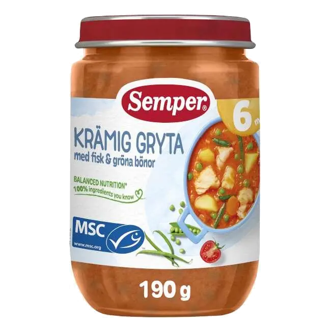 Gryta Fisk Gröna Bönor