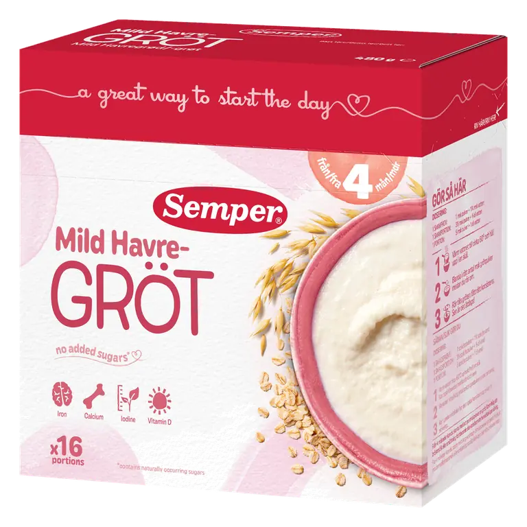 Havregröt Mild & Naturell