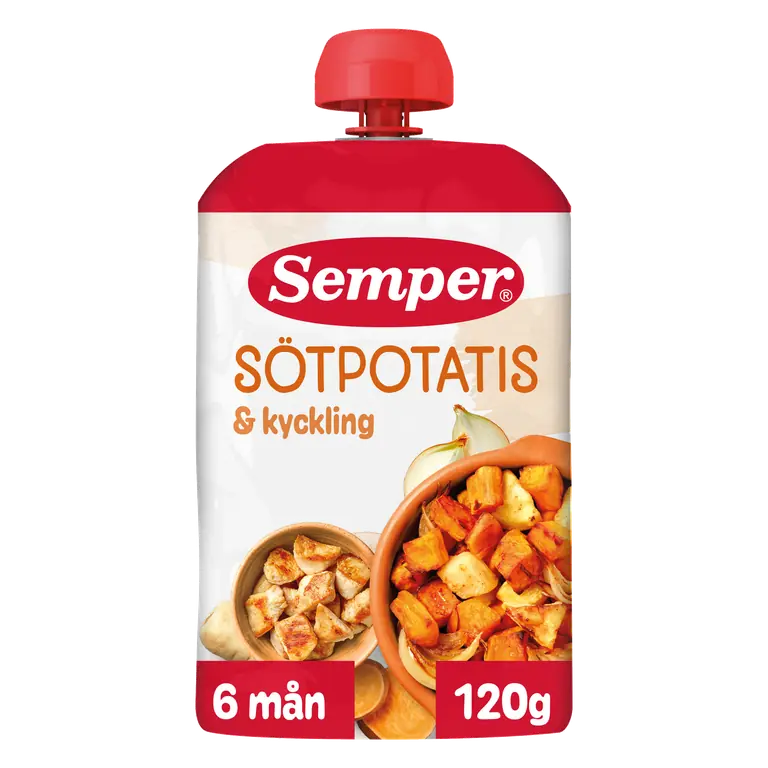 Klämmis Sötpotatis Kyckling