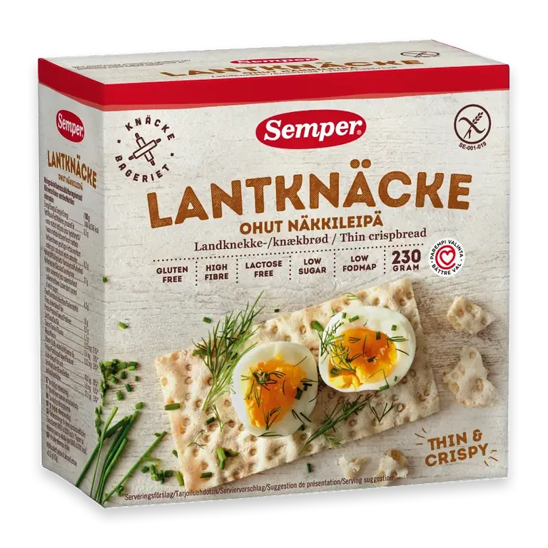 Lantknäcke Glutenfri 230g