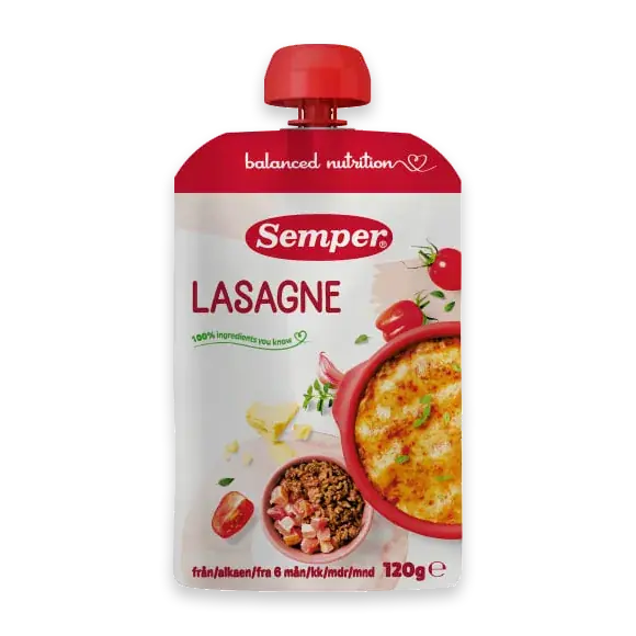 Lasagne Rte Från 6 Månader