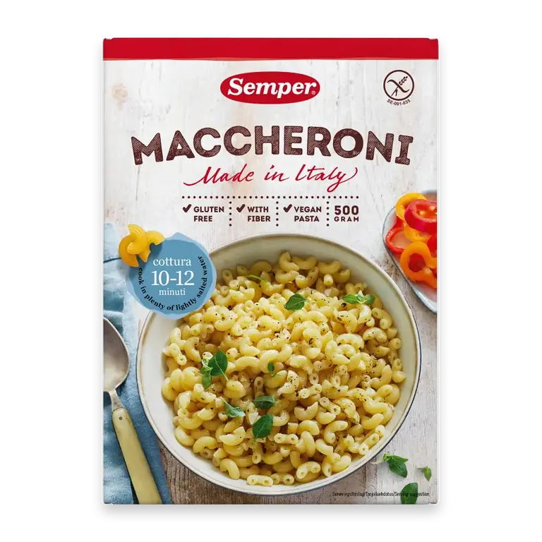 Maccheroni Glutenfri 500g