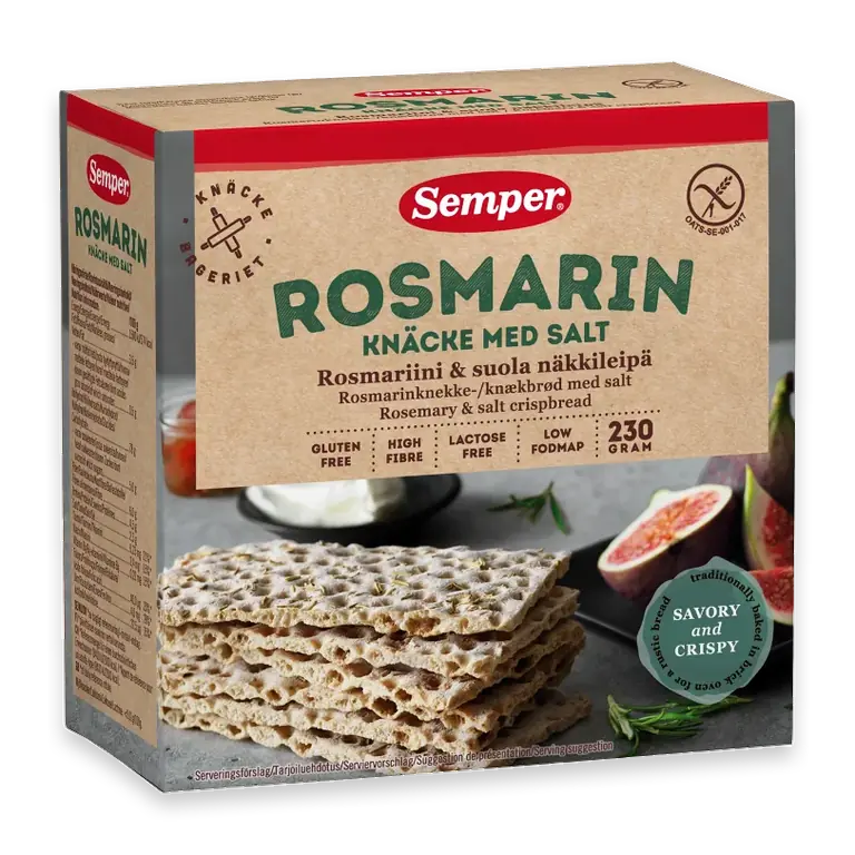 Rosmarinknäcke med Salt Glutenfri 230g