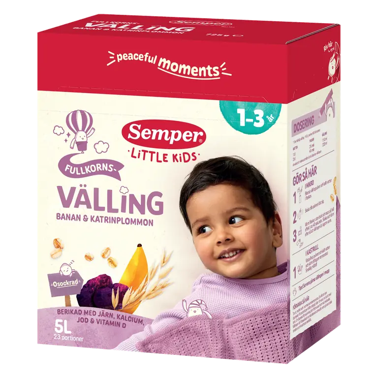 Välling Fullkorn/Banan/Plomm