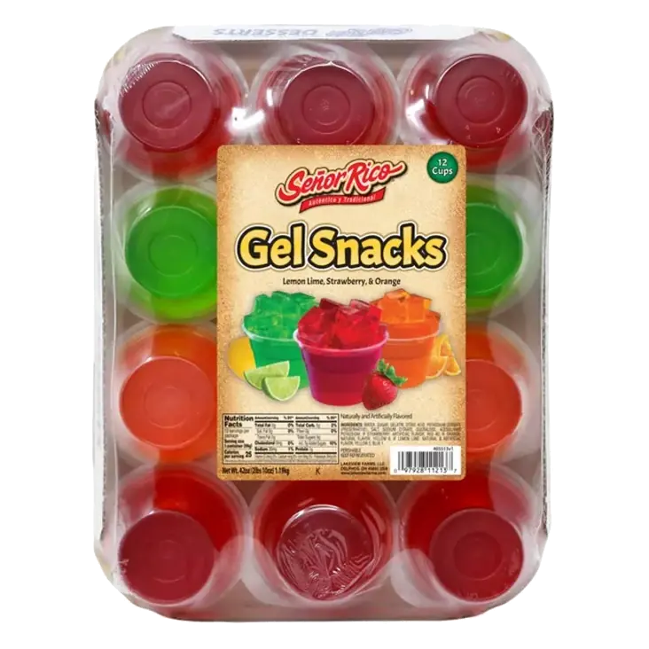 Senor Rico Gelatin Snacks, 42oz/12ct