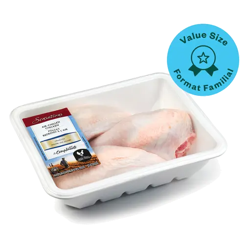 Chicken Breast Bone In Air Chilled Value Size 1.38 kg