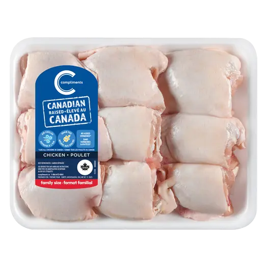 Compliments Chicken Thigh Bone-In Air Chilled Value Pack