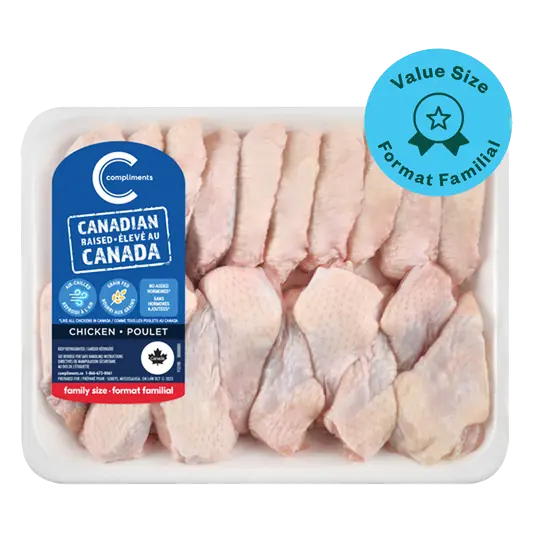Compliments Chicken Wings Split Air Chilled Value Size