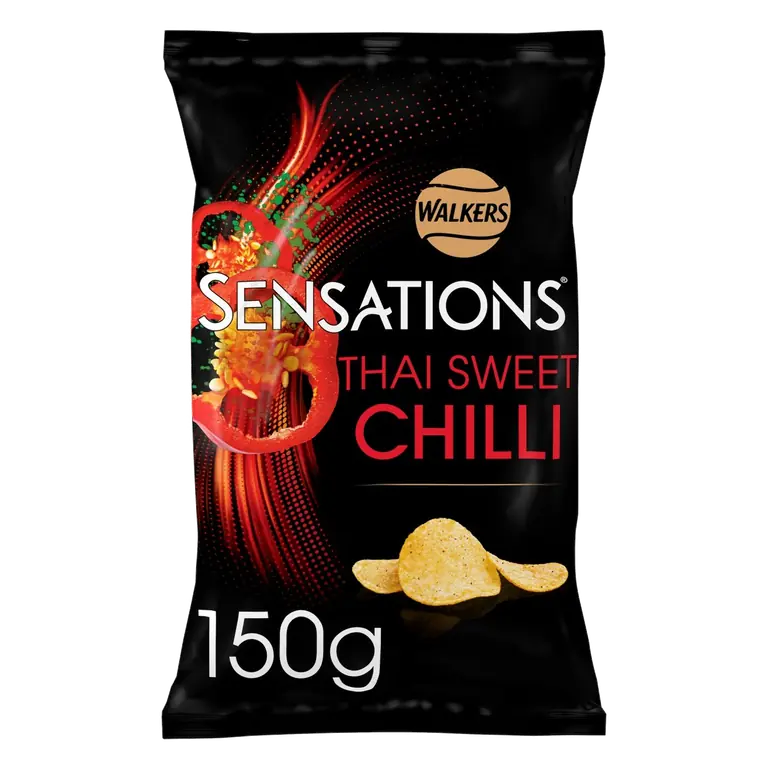 Walkers Sensations Thai Sweet Chilli Sharing Bag Crisps 150g