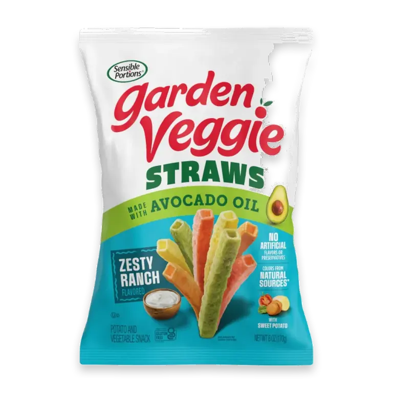 Garden Veggie Straws Avocado Oil Zesty Ranch Veggie Chips