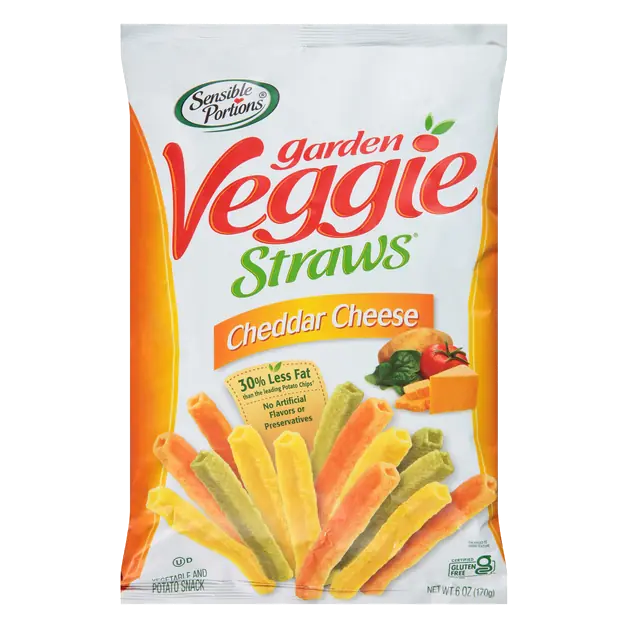 Gluten Free Cheddar Cheese Garden Veggie Straws
