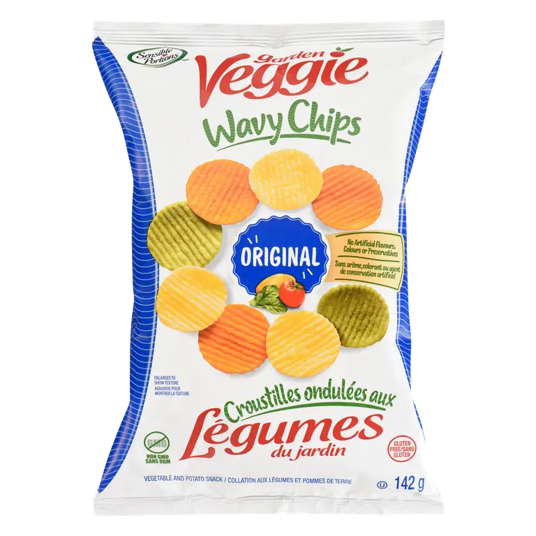 Gluten-Free Chips Garden Veggie Original 142 g