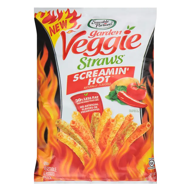 Screamin' Hot Flavored Vegetable & Potato Snack
