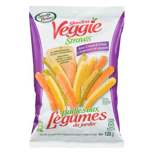 Gluten-Free Vegetable Chips Sour Cream & Onion 120 g