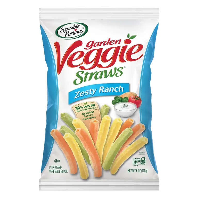 Sensible Portions Ranch Straws Garden Veggie, 6oz