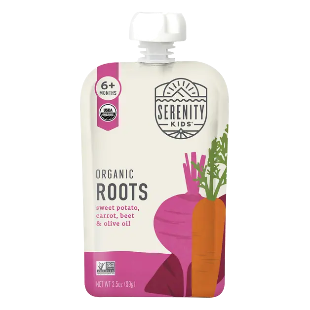 Organic Baby Food Roots Sweet Potato Carrot Beet & Olive Oil