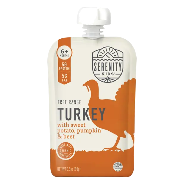 Organic Baby Food Turkey with Sweet Potato Pumpkin & Beet