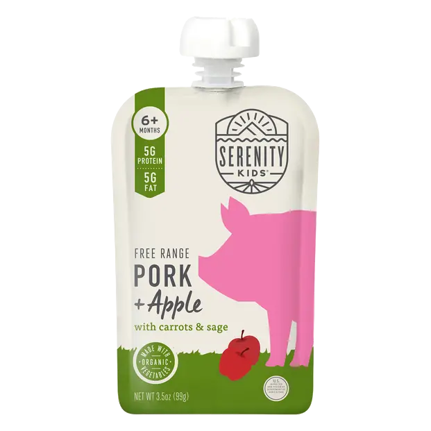 Pork + Apple Baby Food Pouch 6m+