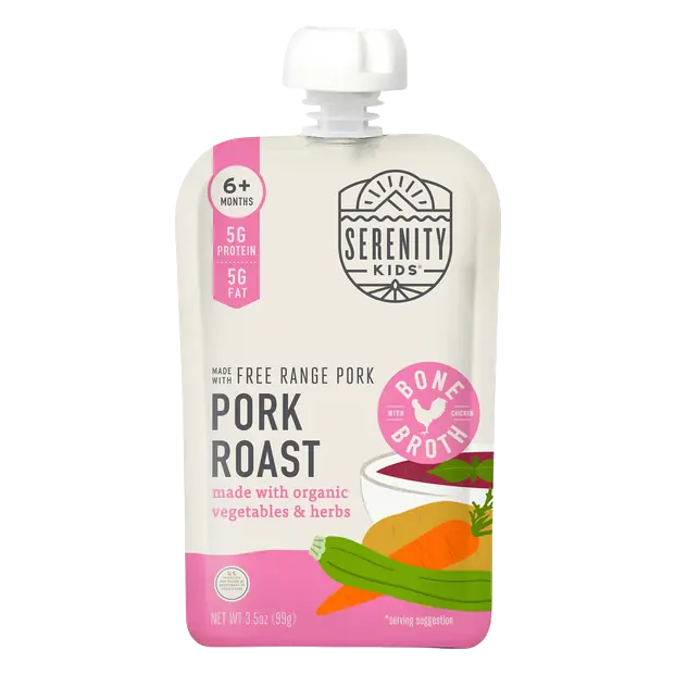 Pork Roast with Vegetables & Herbs Baby Food Pouch 6m+