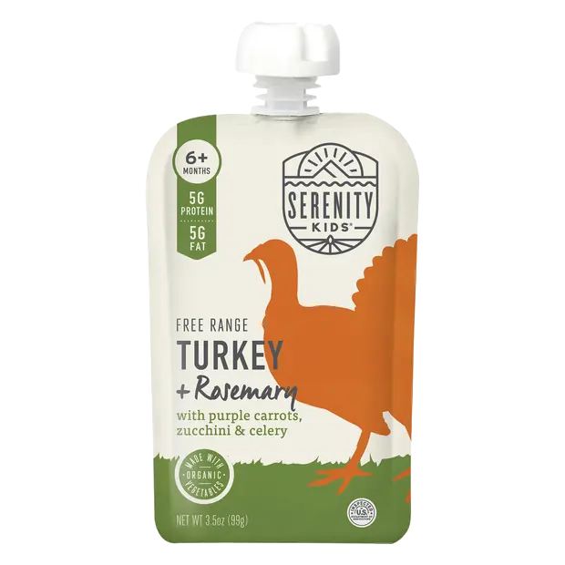 Turkey + Rosemary Baby Food 6+m