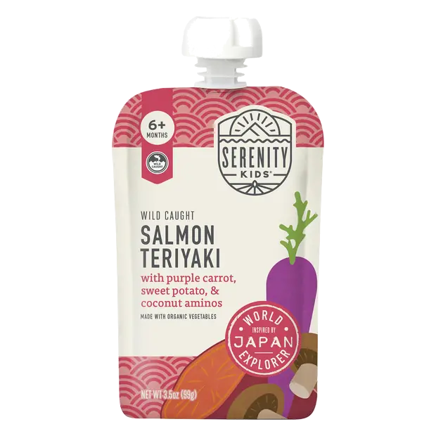 Wild Caught Salmon Teriyaki w/Sweet Potato Baby Food 6+m