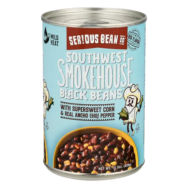 Serious Bean Co Smokehouse Southwest Black Beans 15.5 oz