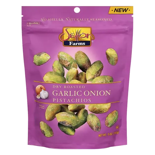 Pistachios, Garlic Onion, Dry Roasted