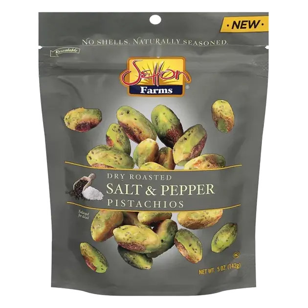 Pistachios, Salt & Pepper, Dry Roasted