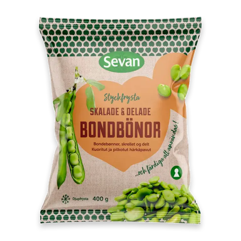 Bondbönor Skalade & delade
