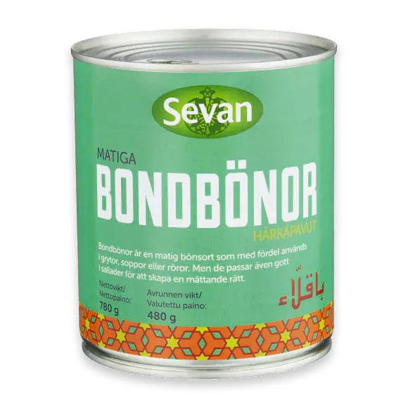 Bondbönor Stora Bruna