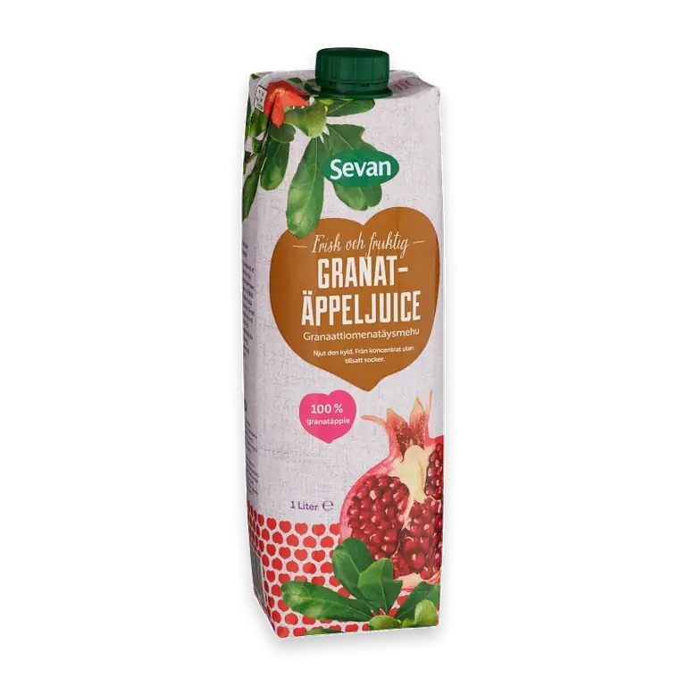 Granatäppeljuice 100% 1l