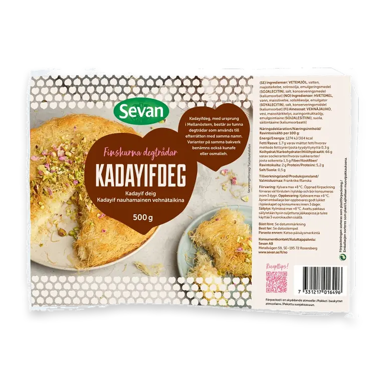 Kadayifdeg Färsk 500g